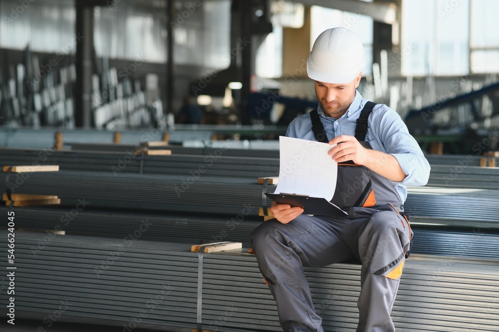 Factory worker. Man working on the production line. Factory worker. Man working on the production line.