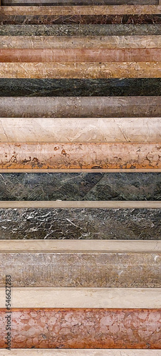 escaliers de marbre