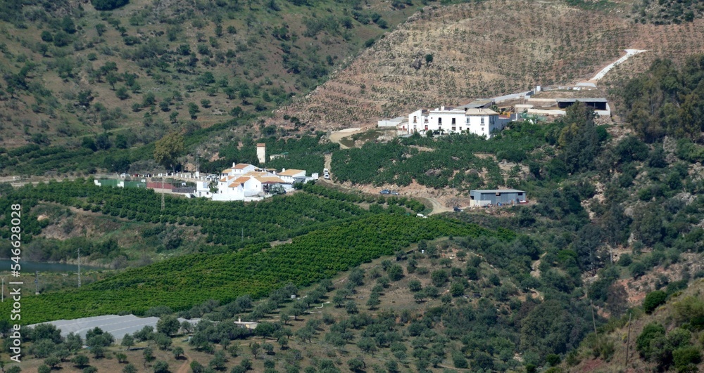 Paisajes de los Montes de Malaga, Andalucia, España