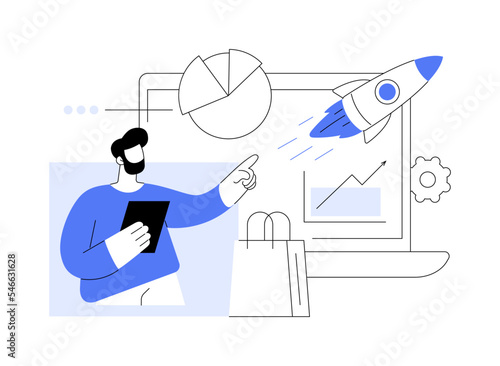 Demand planning abstract concept vector illustration.