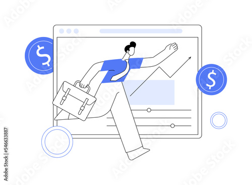 Careers abstract concept vector illustration.