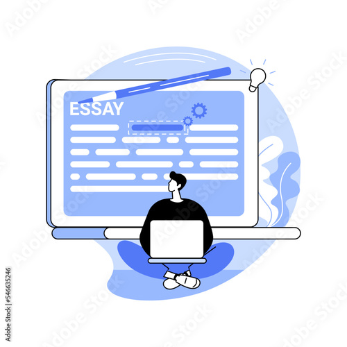 Text editor isolated cartoon vector illustrations.
