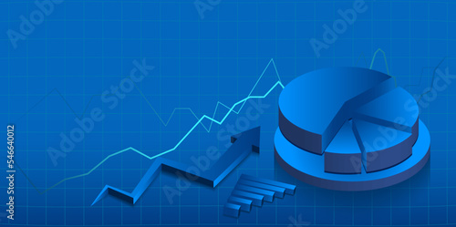 abstract 3d blue background with effect, colorful technology futuristic background with glowing particles