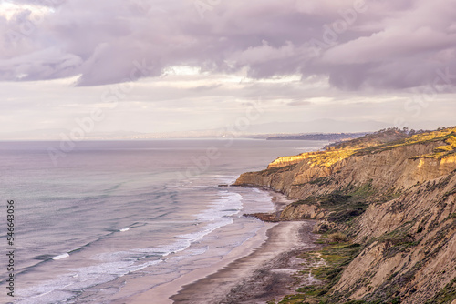 Torrey Pines State Beach (southern end) on a February morning. photo