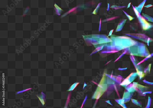 Neon Glare Vector Transparent Background.
