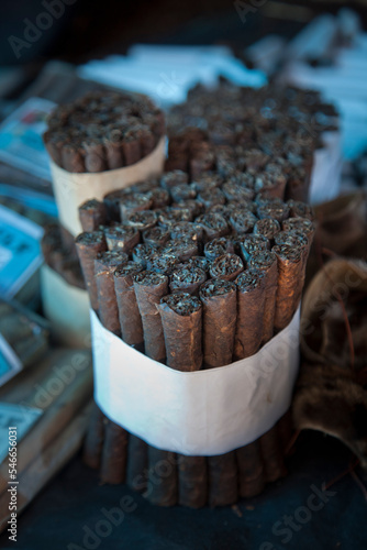 Hand-rolled tobacco photo