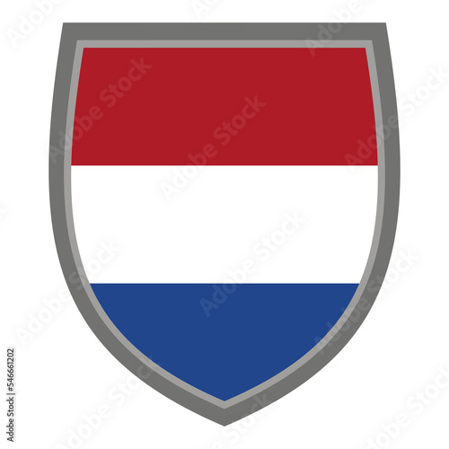 Shield with the colors of the Flag of the Netherlands, Holland shield cut out - original RGB color Free Download Shield with the colors of the Flag of the Netherlands, Holland shield cut out - original RGB color - GFXLoad