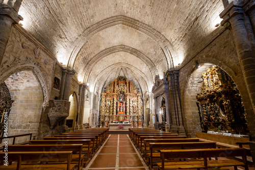 church of Santa Maria de la Corona, main altarpiece, Ejea de los Caballeros, Cinco Villas, Zaragoza, Aragon, Spain photo