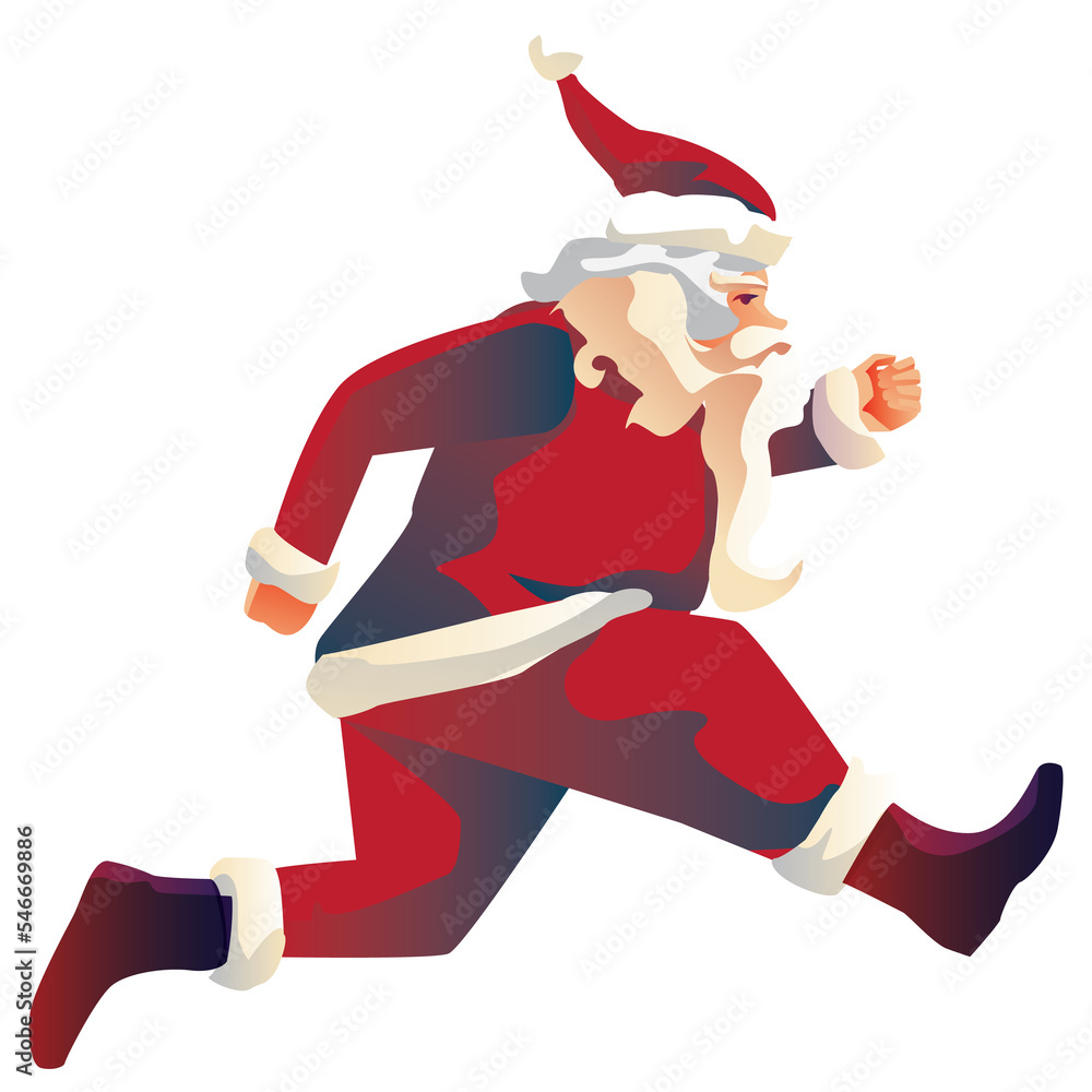 Happy Santa Claus and celebration on christmas Holiday Happy Santa Claus and celebration on christmas Holiday