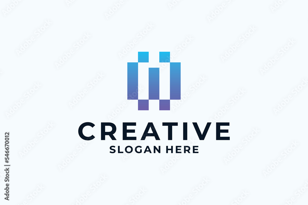 Letter W logo design with creative combination concept. Letter W logo design with creative combination concept.