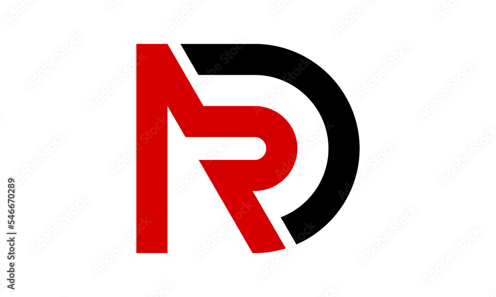 brand logo D&R icon letter brand logo D&R icon letter