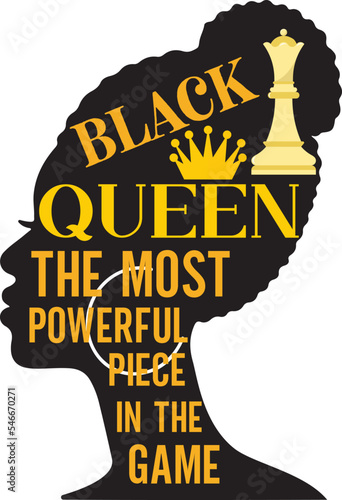 Black queen the most powerful piece in the game design