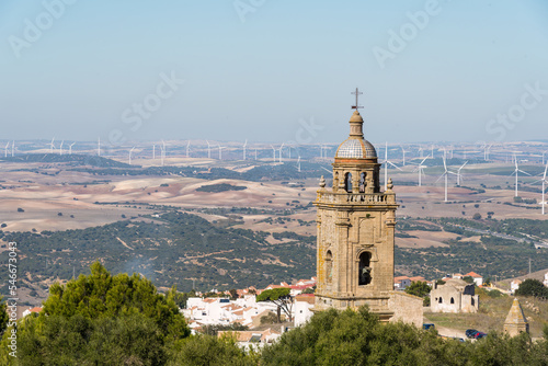 Santa Maria la Coronada church in the old historic center of Medina Sidonia, Andalusia, Spain