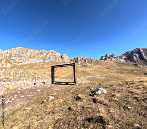 Montenegro Durmitor national park aerial panorama landscape view,Crna Gora,Europe,northwestern Montenegro,part of the Dinaric Alps Dormitor photo