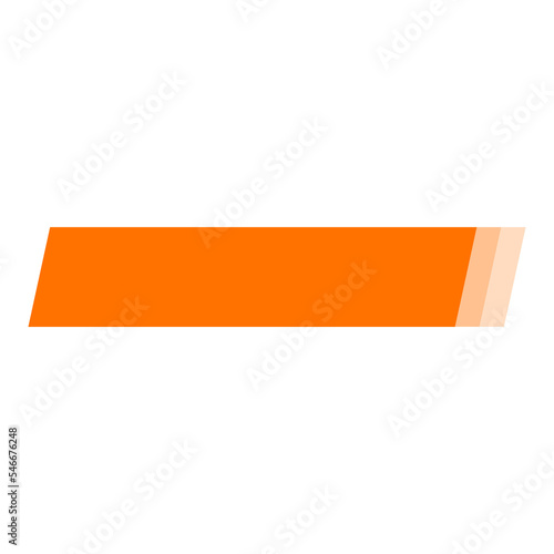 orange banner and heading