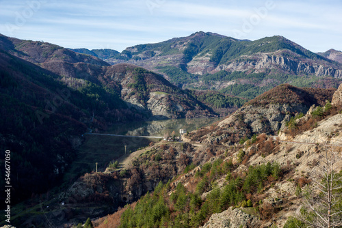 Fototapeta Naklejka Na Ścianę i Meble -  Rhodope Mountains near Borovitsa River, Bulgaria