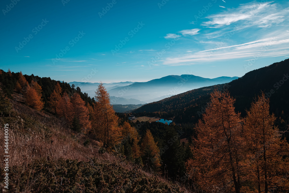 Mountain landscape in Styria