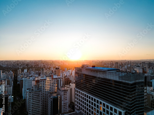Av Paulista sunset 