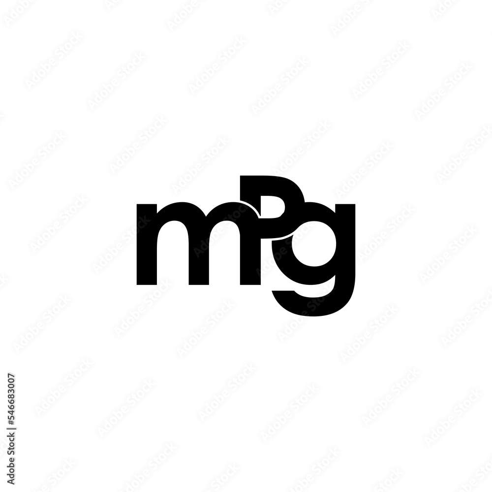 mpg letter initial monogram logo design mpg letter initial monogram logo design