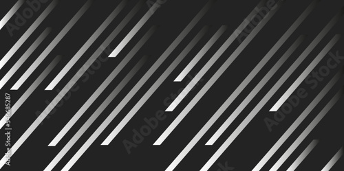 Monochrome abstract geometric background with diagonal stripes