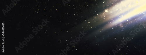 beautiful blurred background of dust particles and sparkles