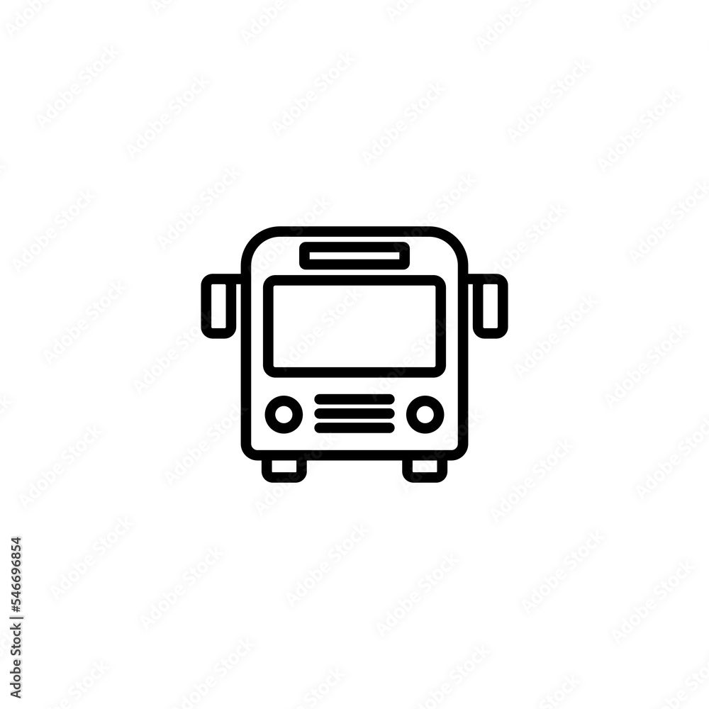 Bus icon vector illustration. bus sign and symbol. transport symbol Bus icon vector illustration. bus sign and symbol. transport symbol