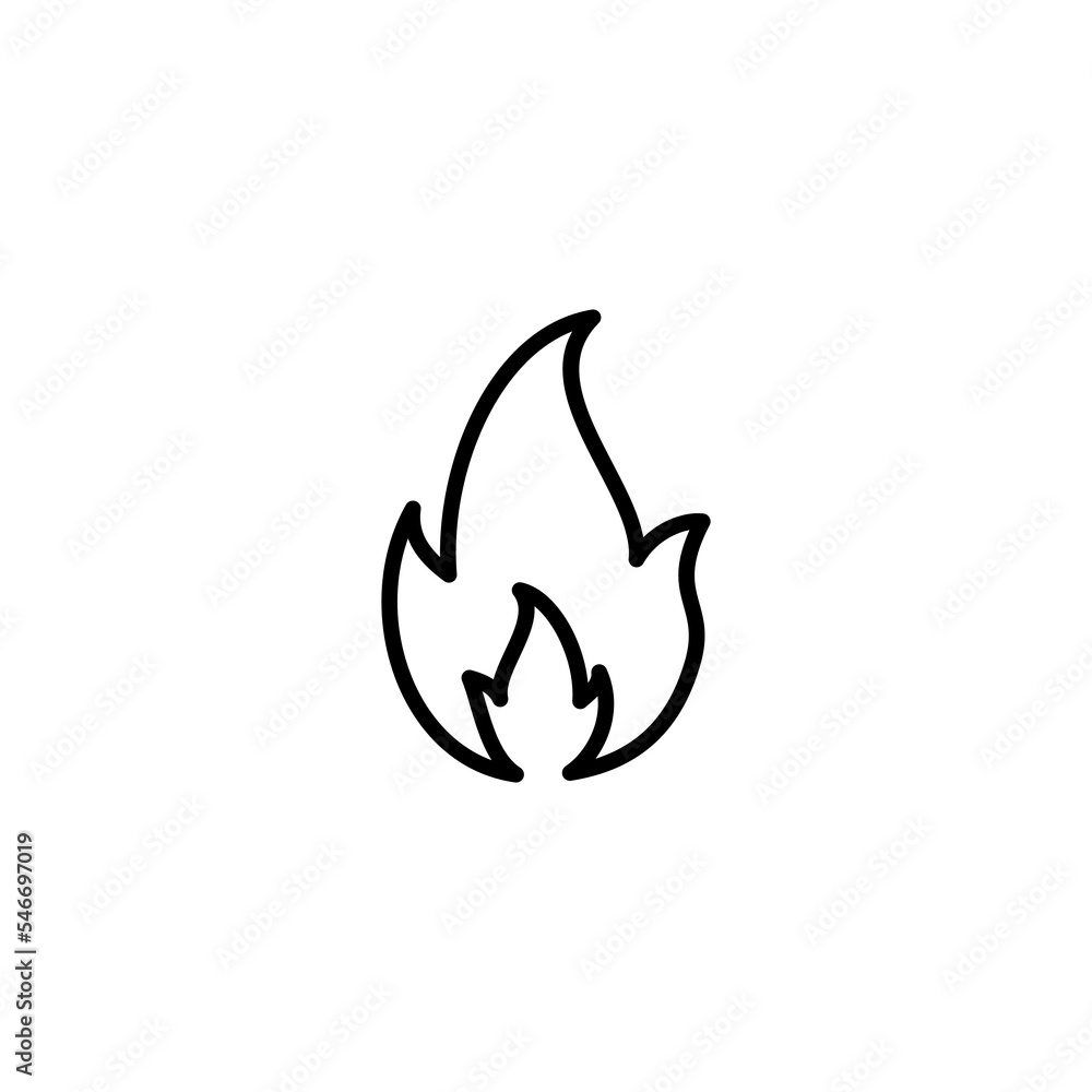 Fire icon vector illustration. fire sign and symbol Fire icon vector illustration. fire sign and symbol