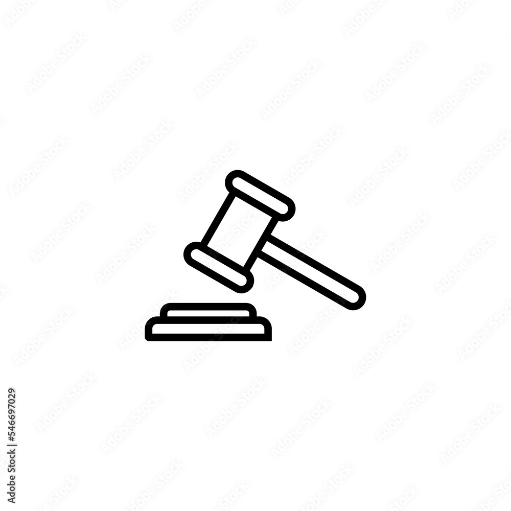 Gavel icon vector illustration. judge gavel sign and symbol. law icon. auction hammer Gavel icon vector illustration. judge gavel sign and symbol. law icon. auction hammer