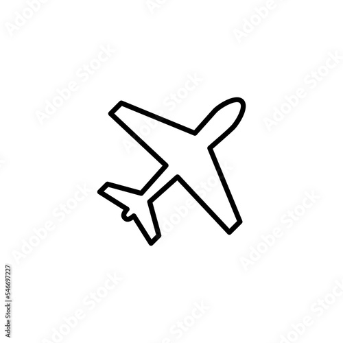 Plane icon vector illustration. Airplane sign and symbol. Flight transport symbol. Travel sign. aeroplane
