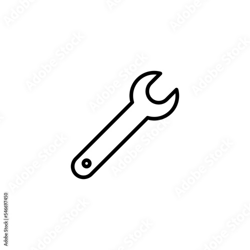 Wrench icon vector illustration. repair icon. tools sign and symbol