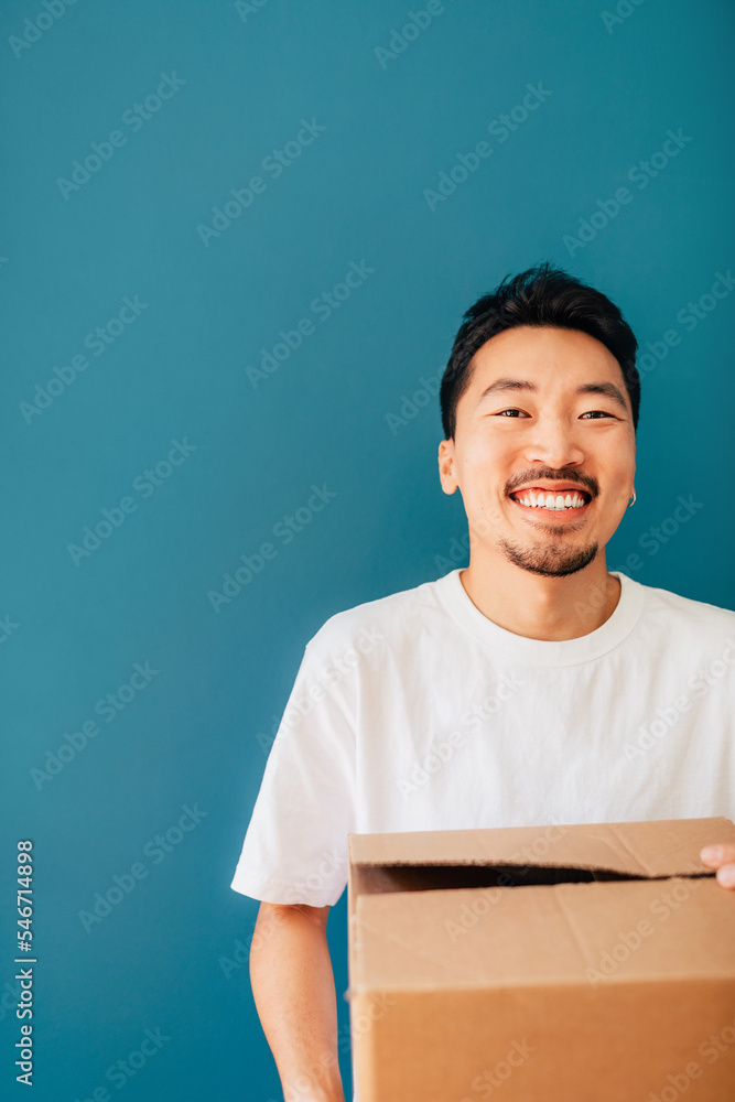 Man with Cardboard Box Man with Cardboard Box
