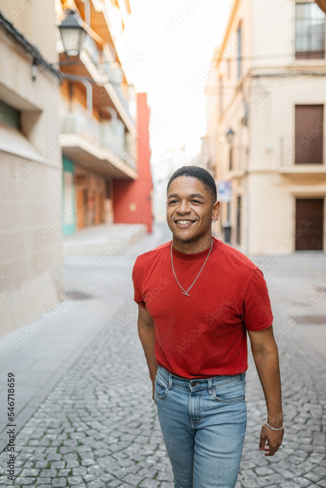 portrait of young black man around town portrait of young black man around town