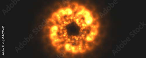 fire hot vortex abstract background