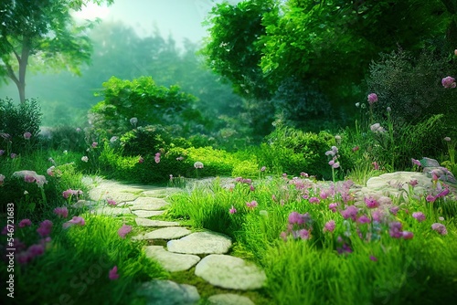 Path through the garden