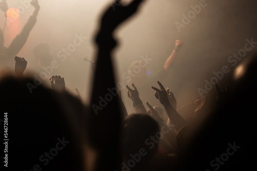 Audience response to heavy metal rock gig