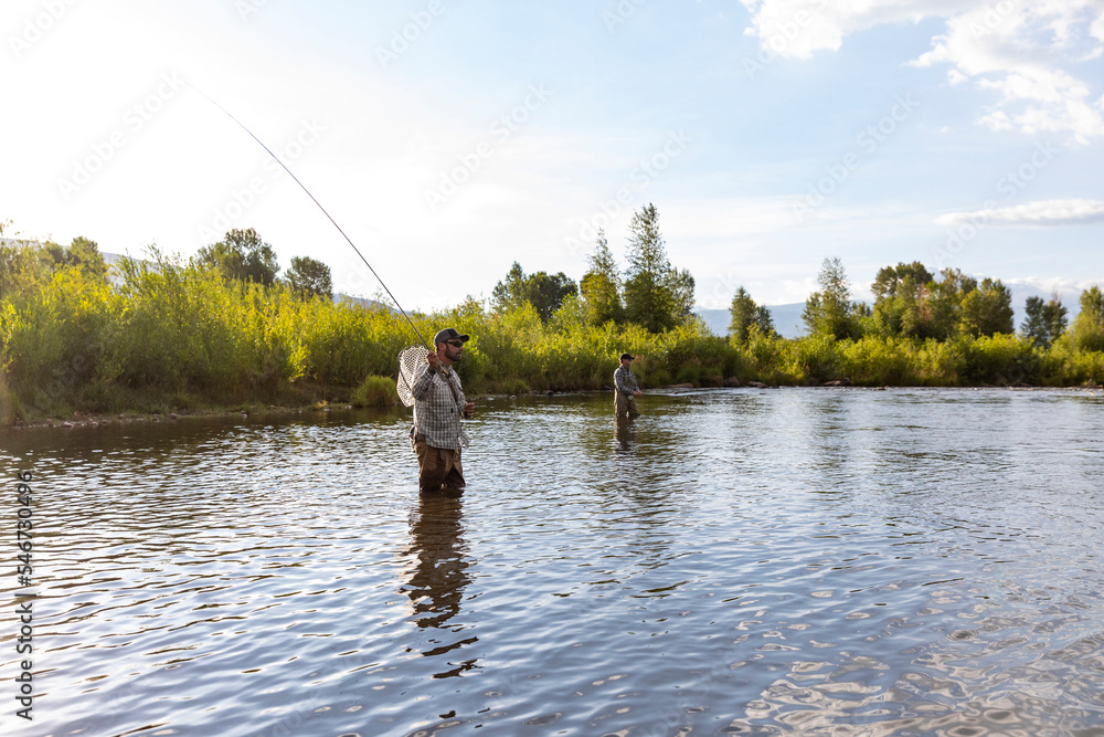 Fly Fishing Partners Provo River Utah in United States Fly Fishing Partners Provo River Utah in United States