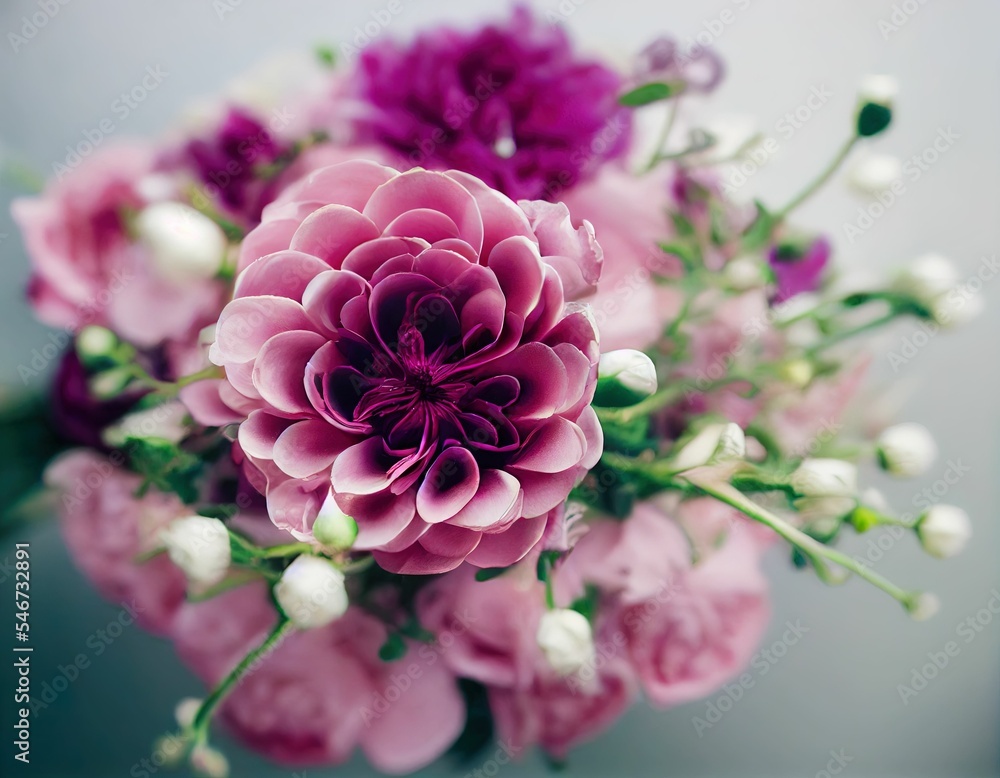 Beautiful flower bouquet, closeup view Beautiful flower bouquet, closeup view
