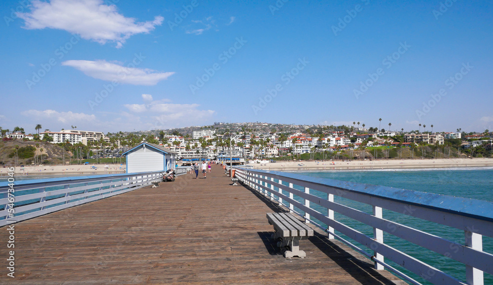 San Clemente Pier in Orange County, California, USA