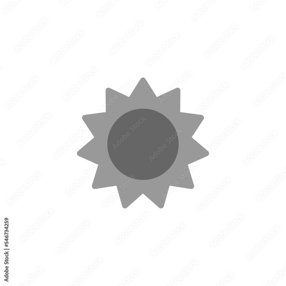 sun icon vector design templates