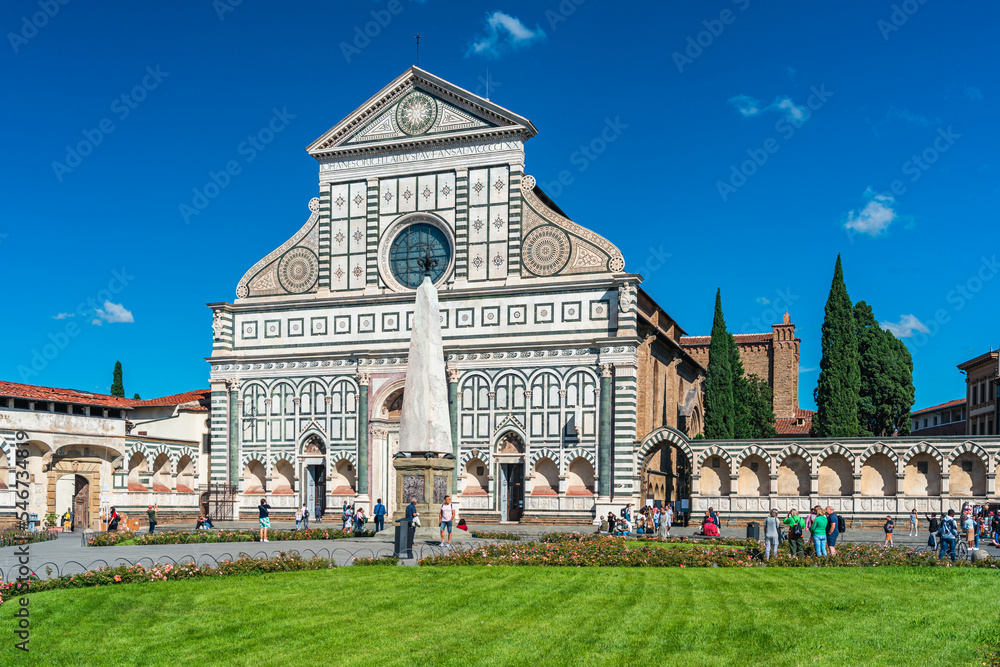 Fototapeta premium Basilica of Santa Maria Novella, Florence, Italy, Europe