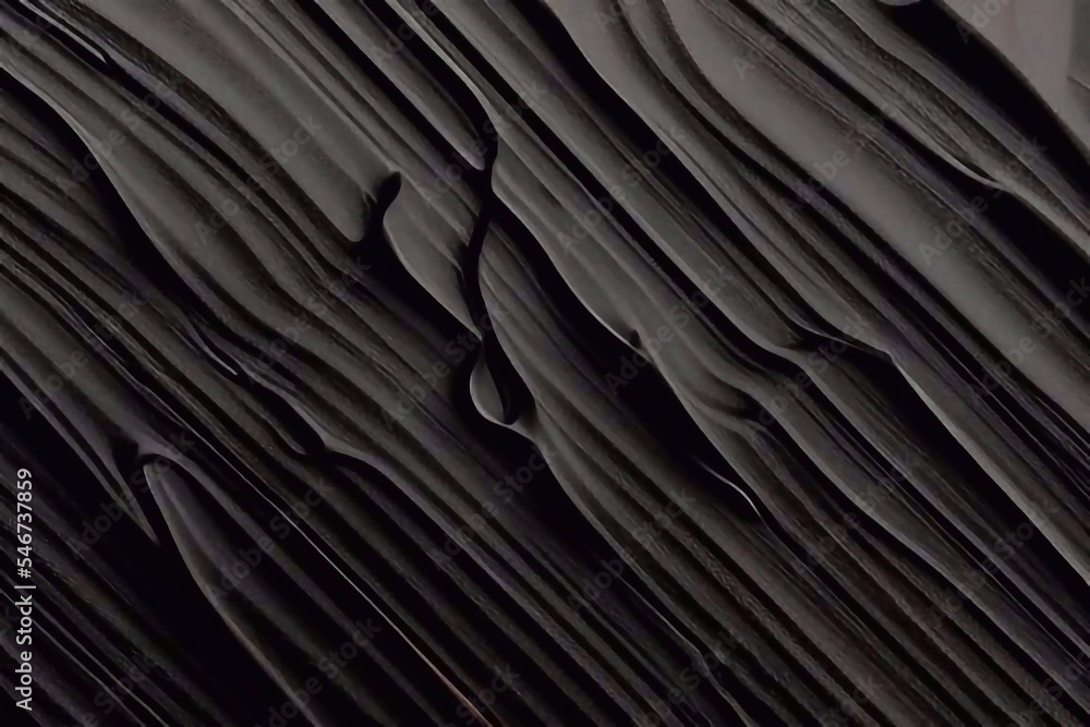Fototapeta premium Black wave texture for background, closeup