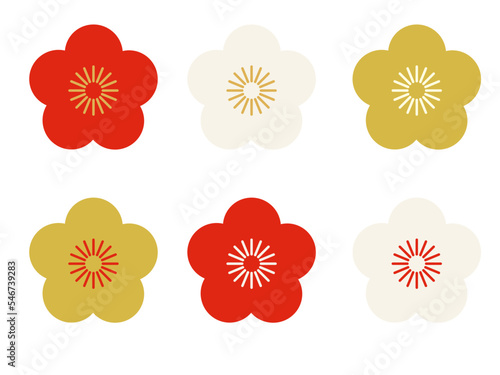 梅　花　イラスト