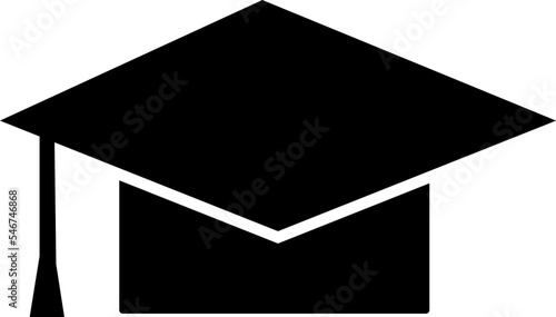 Students cap, education, graduate set icon, logo isolated on white background