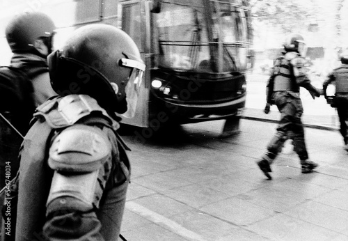 chilean riot police  