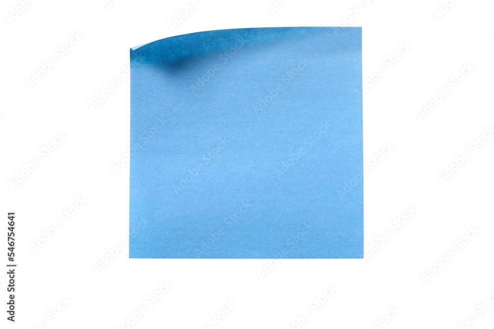 Single square blue sticky post it note isolated transparent background  photo PNG file Stock Photo | Adobe Stock