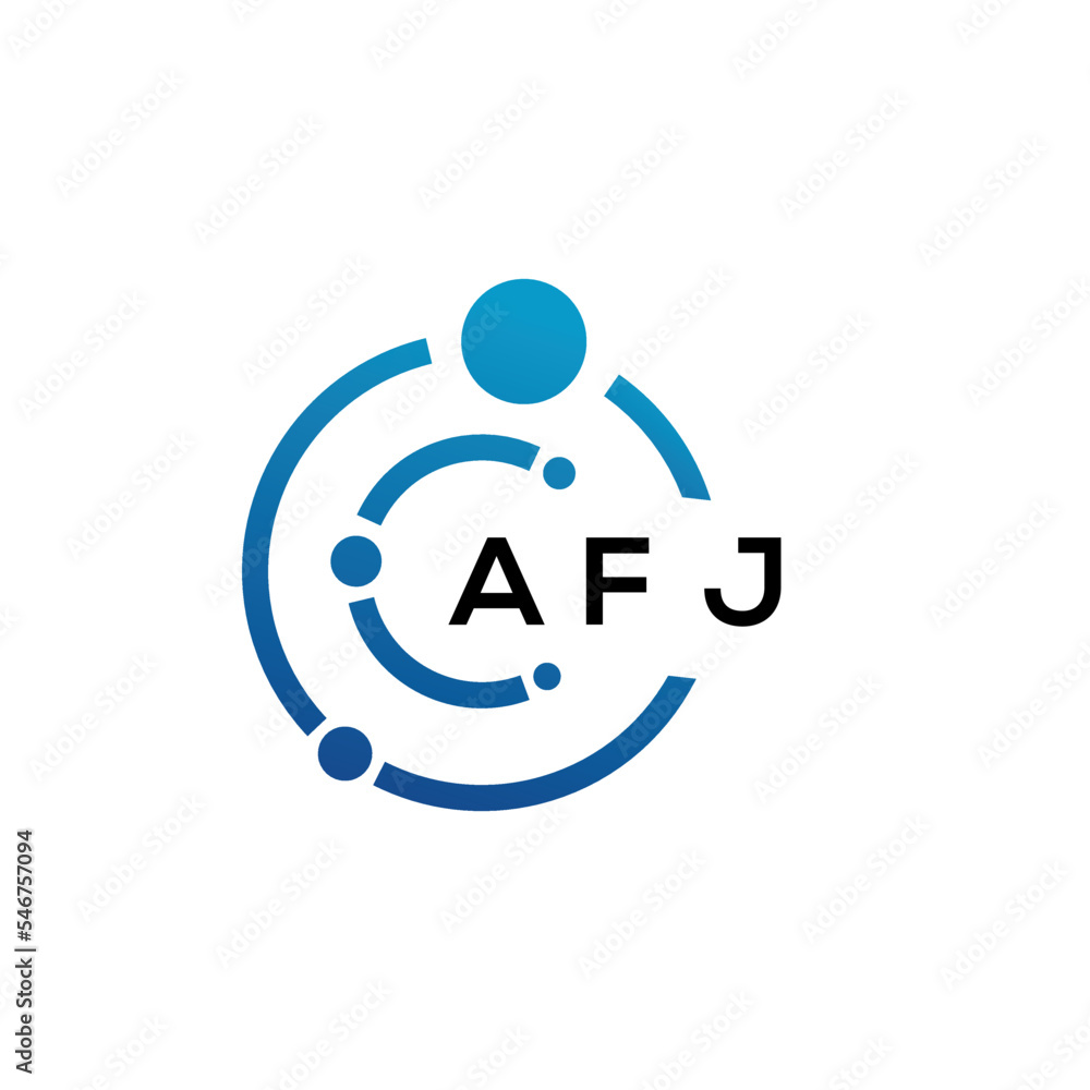 AFJ letter logo design on black background. AFJ creative initials letter logo concept. AFJ letter design. AFJ letter logo design on black background. AFJ creative initials letter logo concept. AFJ letter design.