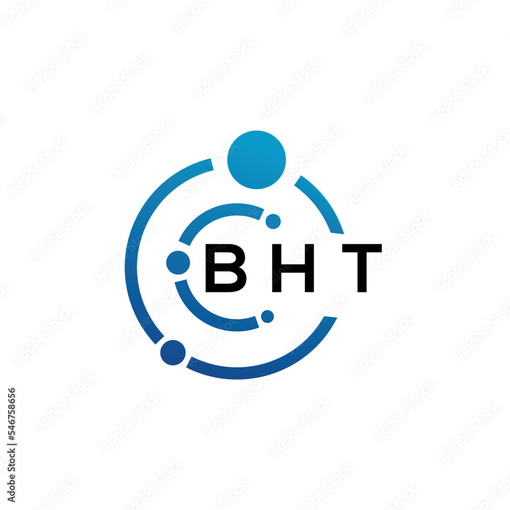 BHT letter logo design on white background. BHT creative initials letter logo concept. BHT letter design. BHT letter logo design on white background. BHT creative initials letter logo concept. BHT letter design.