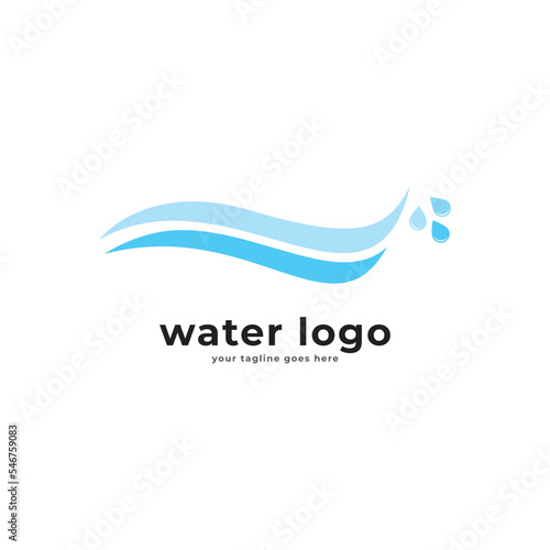water logo icon vector template.