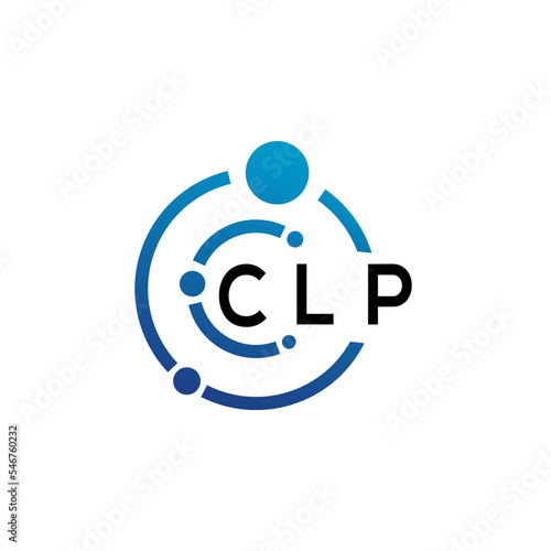 CLP letter logo design on white background. CLP creative initials letter logo concept. CLP letter design.