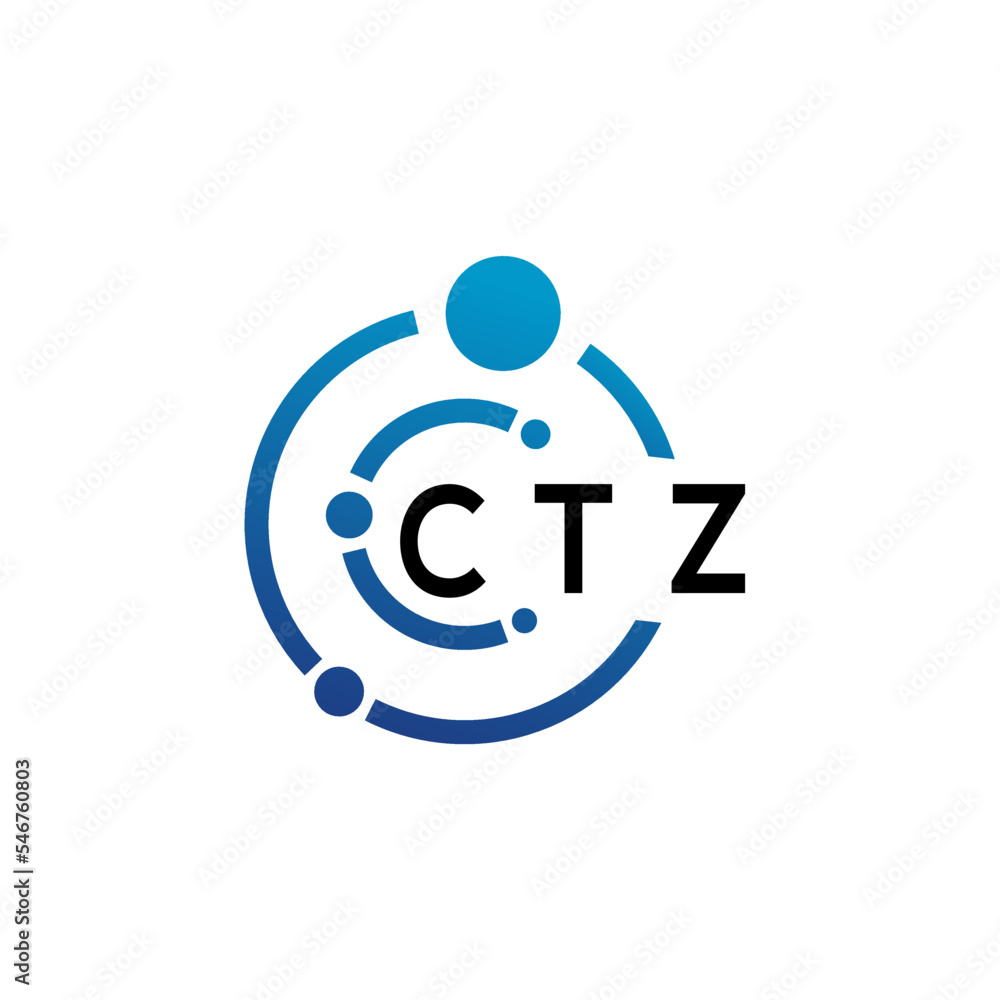 CTZ letter logo design on white background. CTZ creative initials letter logo concept. CTZ letter design. CTZ letter logo design on white background. CTZ creative initials letter logo concept. CTZ letter design.